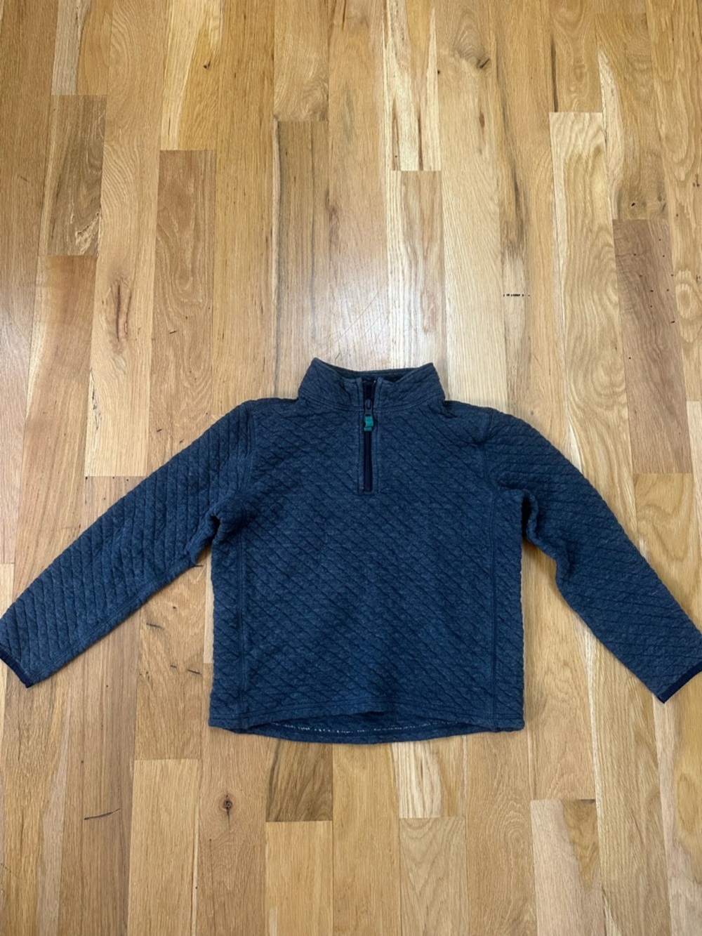 Crewcuts Navy Quilted Half-Zip Pullover